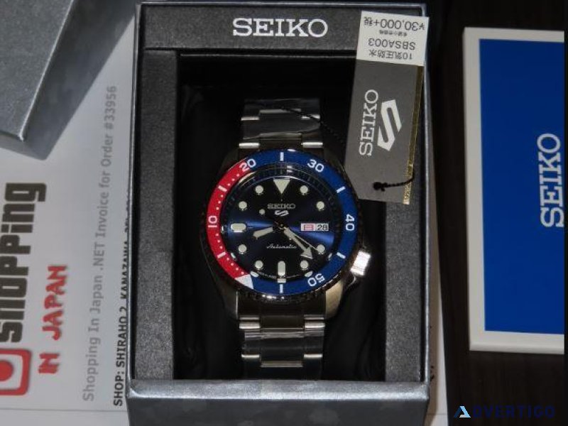 Buy Seiko 5 Sports Pepsi SBSA003