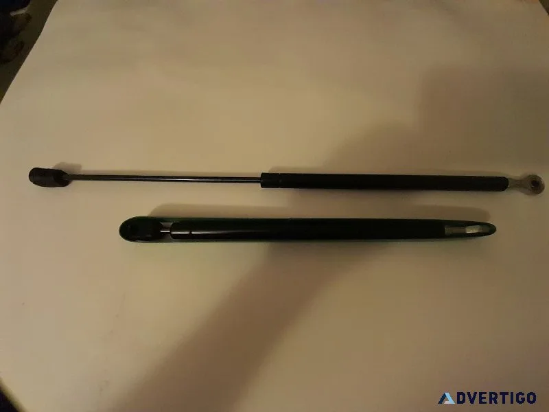 Rear window gas struts