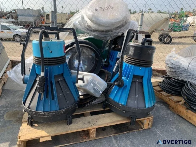 PALLET OF CINEPAR LIGHTS and LENSES 3016