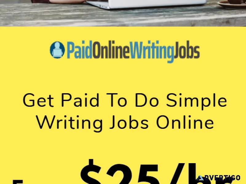 Join our entry-level writing team 25-35  hr