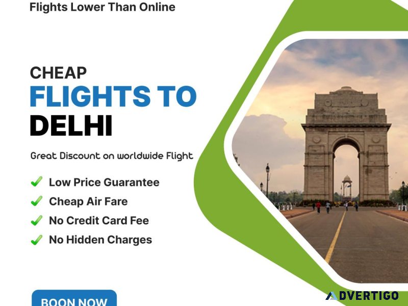 Flight deals to New Delhi