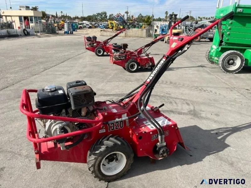 2018 BARRETO 1320H REAR TINE TILLER 1326102236