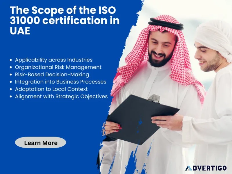 The Scope of the ISO 31000 certification in UAE