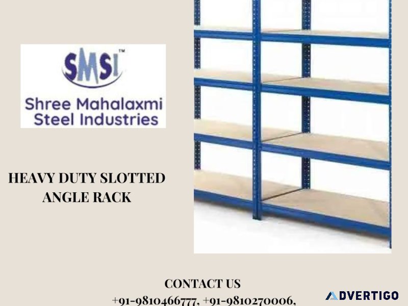 Trusted heavy duty slotted angle rack manufacturer in delhi