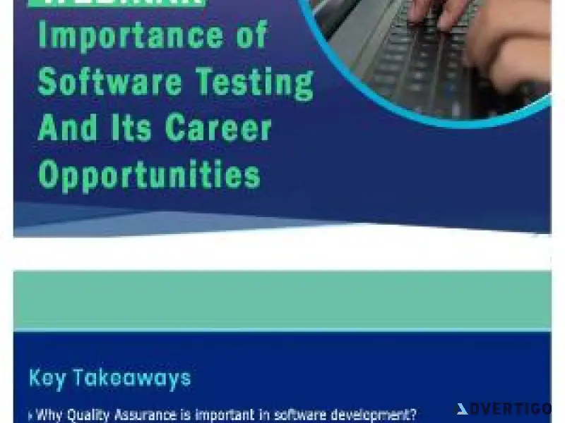 Job-oriented training on QA software testing