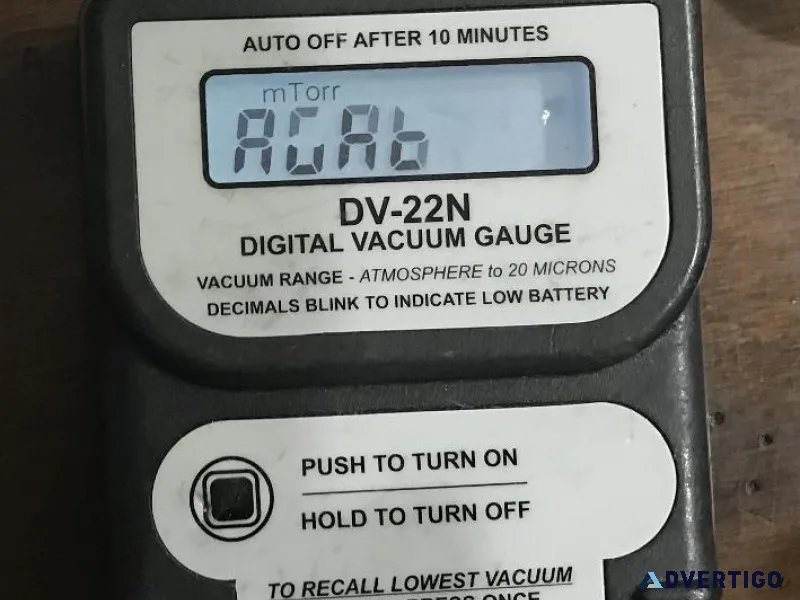 JB digital vacuum gauge