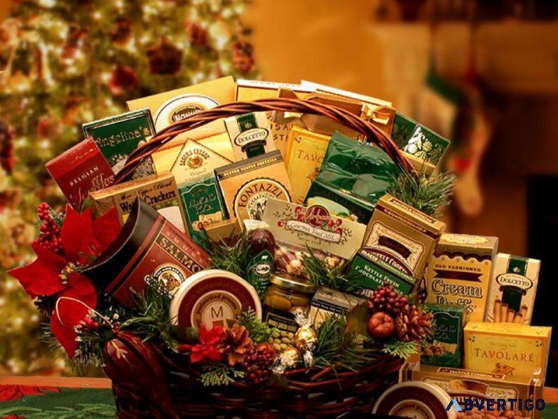 Opulent Festive Flavors Gourmet Gift Basket