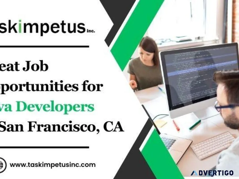 Great Job Opportunities for Java Developer in San Francisco CA