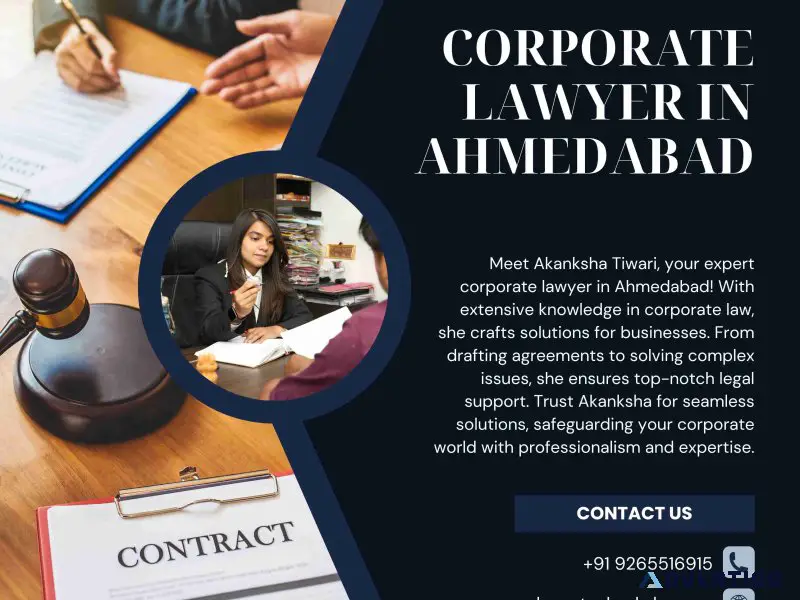 Corporate lawyer ahmedabad - akanksha tiwari law associates