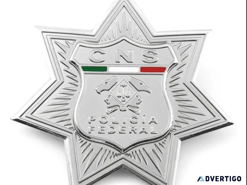 Brazil Cns Federal Police Badge Lapel Pins