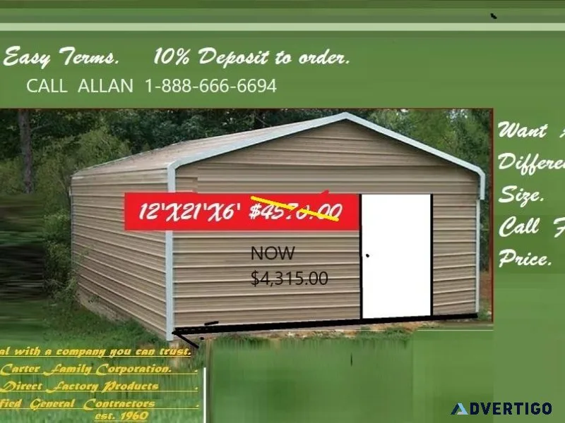 Shed for sale