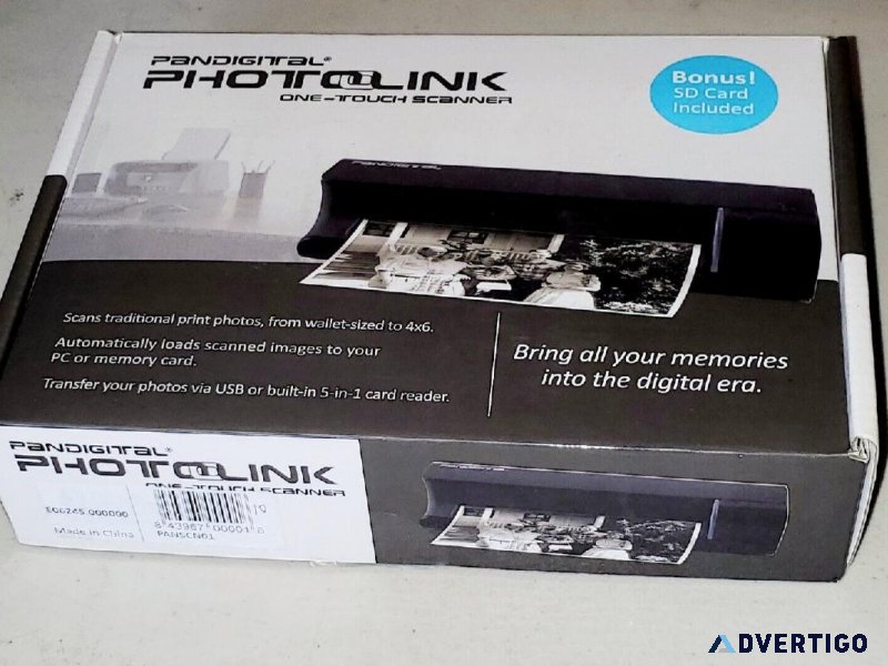 NEW Pandigital Photolink One-Touch Scanner