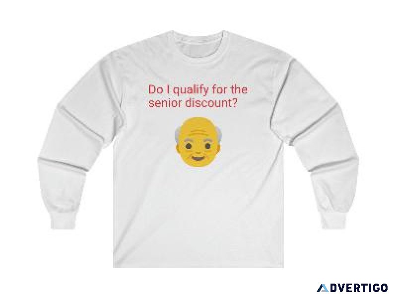 Senior discount long sleeve Tee