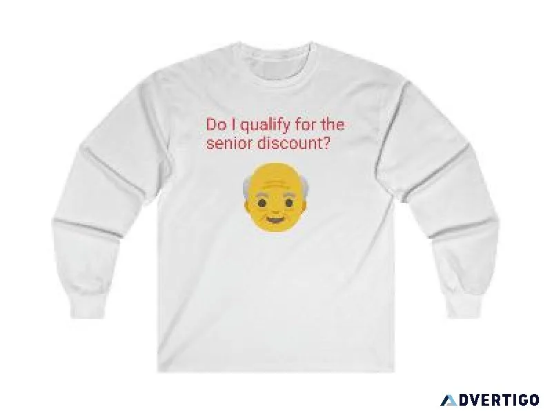 Senior discount long sleeve Tee