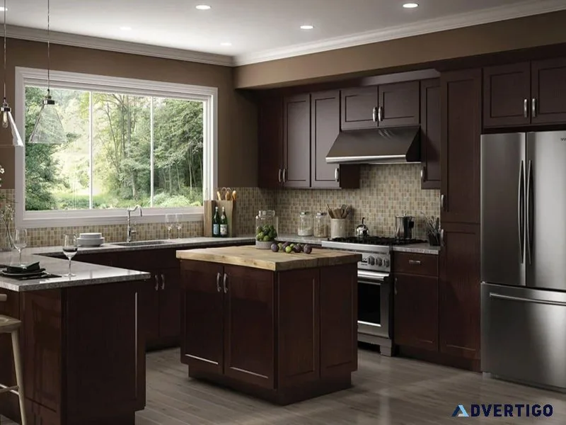 Upgrade Your Kitchen with Pre-Assembled Espresso Shaker Cabinets