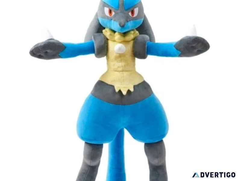Lucario Pok&eacute Plush - 47 &frac14 In.