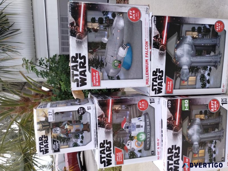 STAR WARS CHRISTMAS INFLATABLES