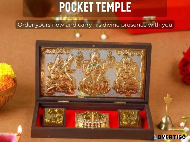 God idol & pocket temple