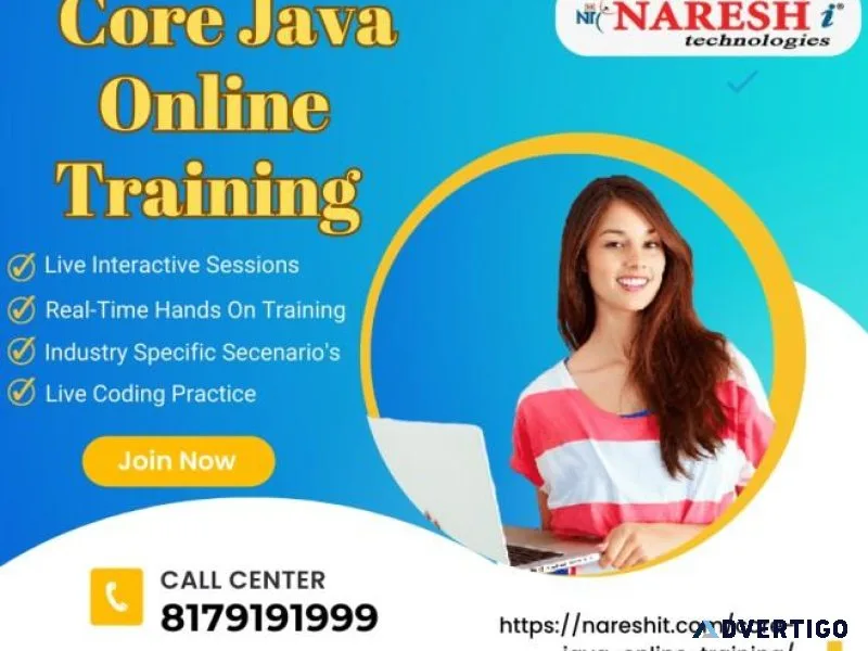 Best Core Java Online Training Institute In Hyderabad  NareshIT