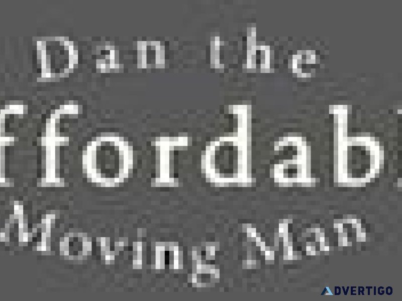 Dan The Affordable Moving Man - Movers Morris County NJ