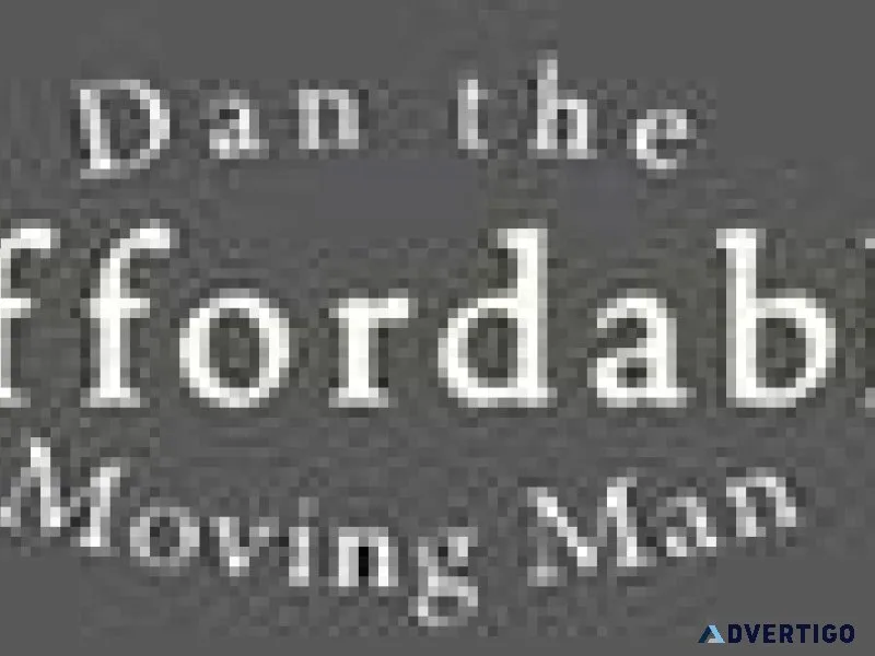 Dan The Affordable Moving Man - Movers Morris County NJ