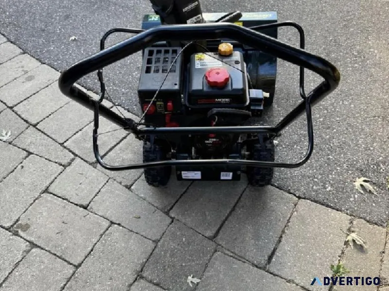 Neatly used snowblower for sale