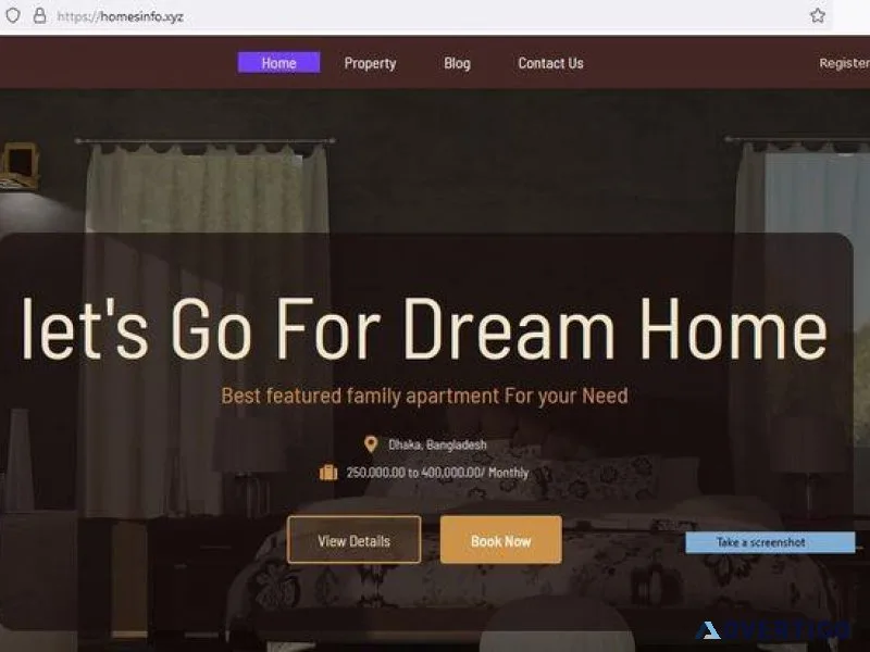 Home Website For Sale