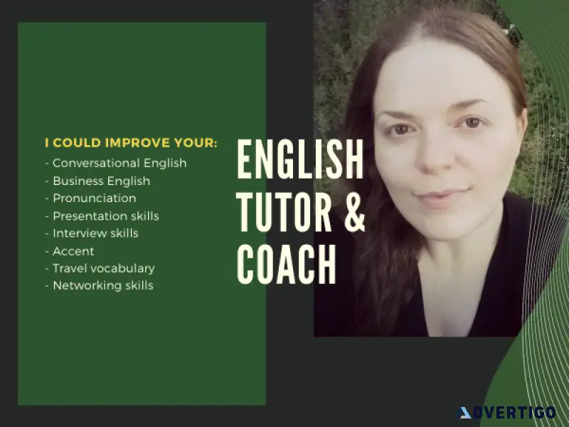 Private English Lesson - Only 30  Hour (Holiday Sale)