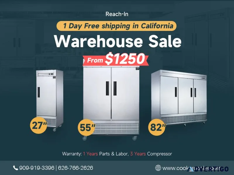 Double and Three Door Refrigerator and Freezer