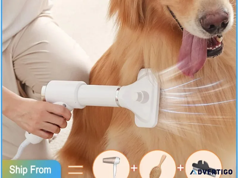 Portable 2-in-1 Dog Hair Dryer