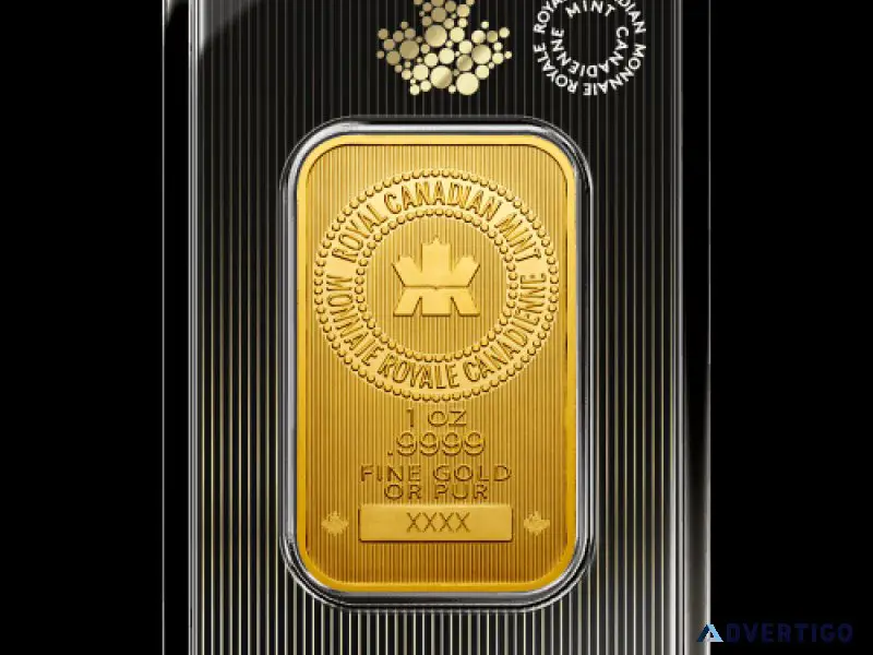 1 oz Gold Bar (Inc. Assay Card) (New) &ndash Royal Canadian Mint