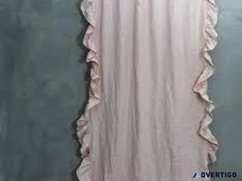 For Affordable Linen Ruffles Curtains Contact Us