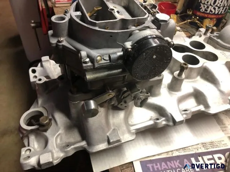 58 - 61 Corvette two fours  rear carb and manifold
