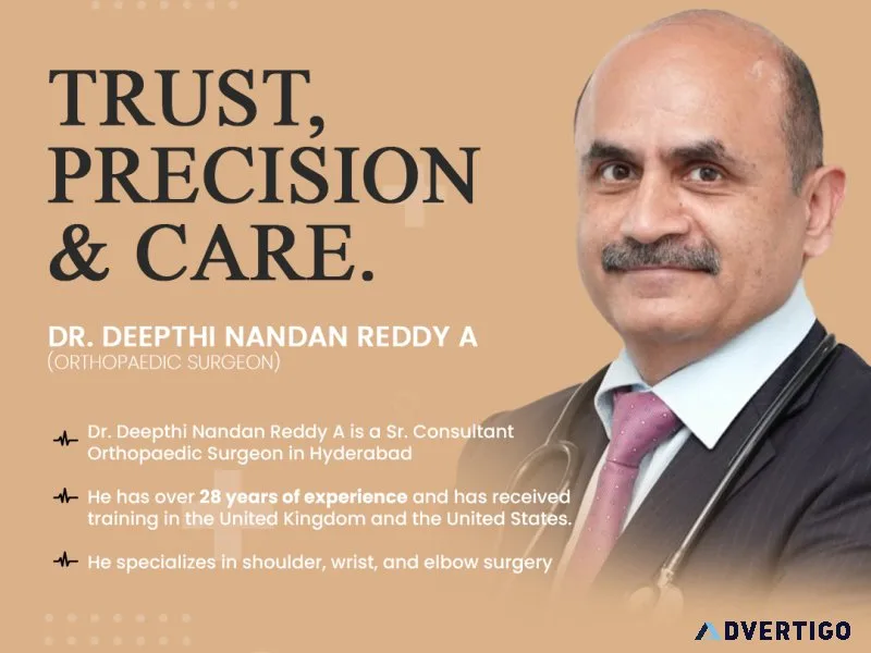 Sr consultant orthopaedic surgeon in hyderabad
