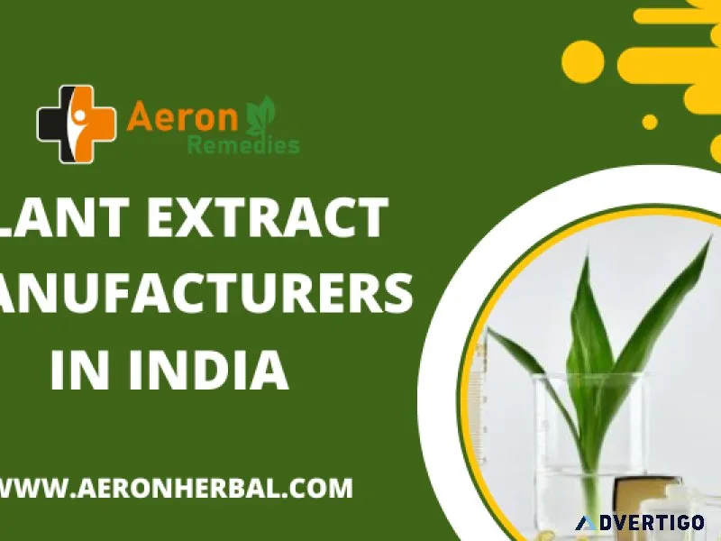 Best plant extract manufacturers in india