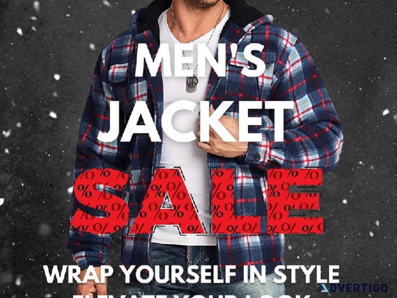 The Perfect Gift-Men s Flannel Plaid Fleece Jacket