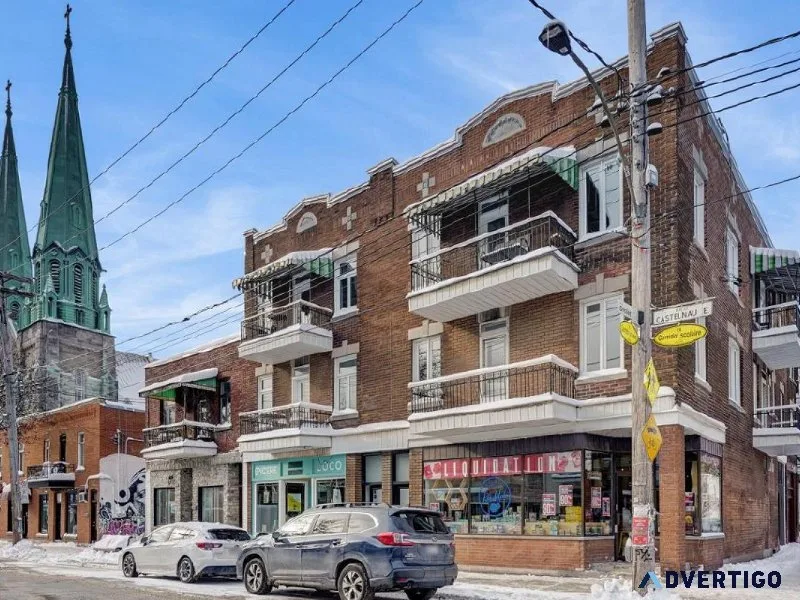 Commercial condo on the ground floor ideal for boutique Villeray