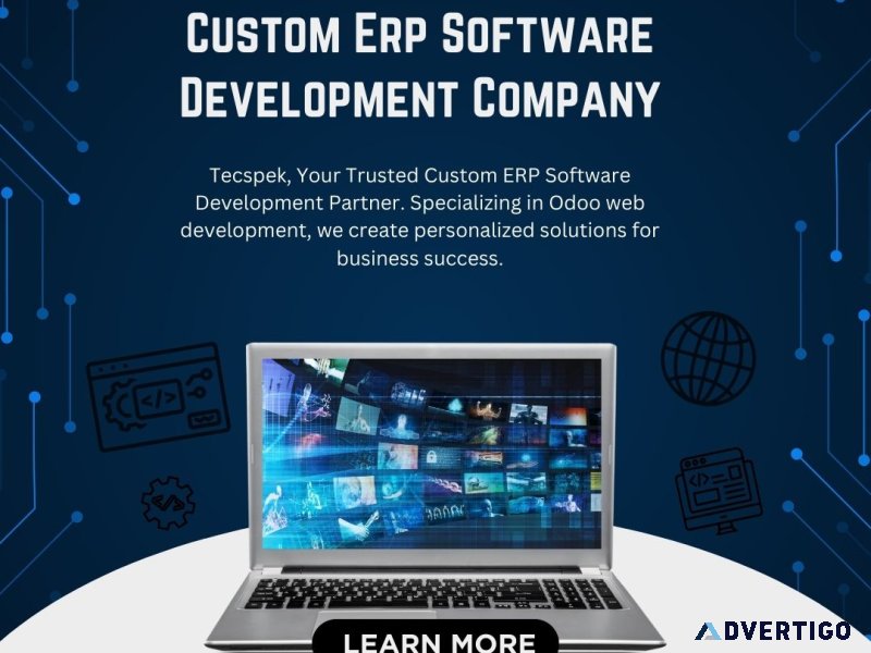 Custom erp software development company | tecspek