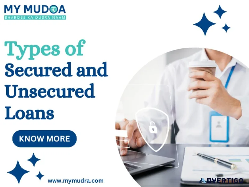 Types of secured and unsecured loans