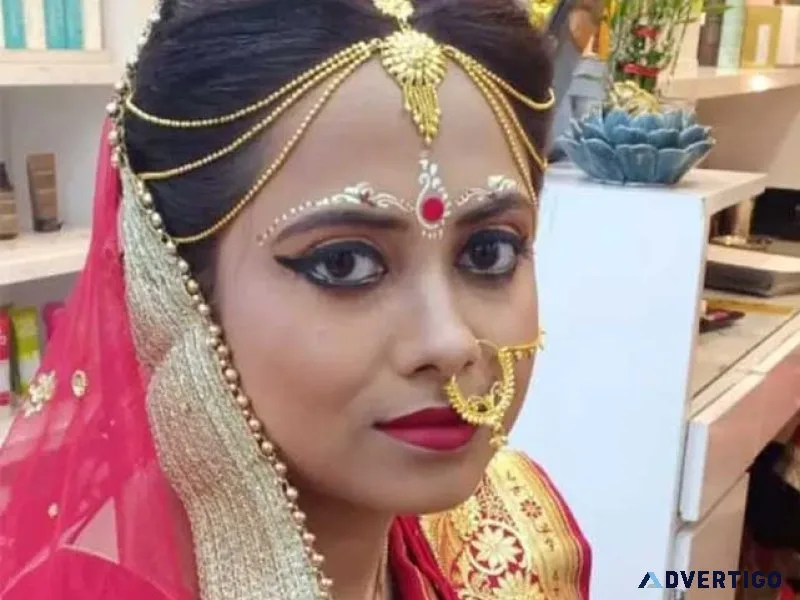 Bridal makeup at home in kolkata | petals family salon