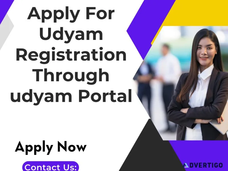 Apply for udyam registrtion through udyam portal