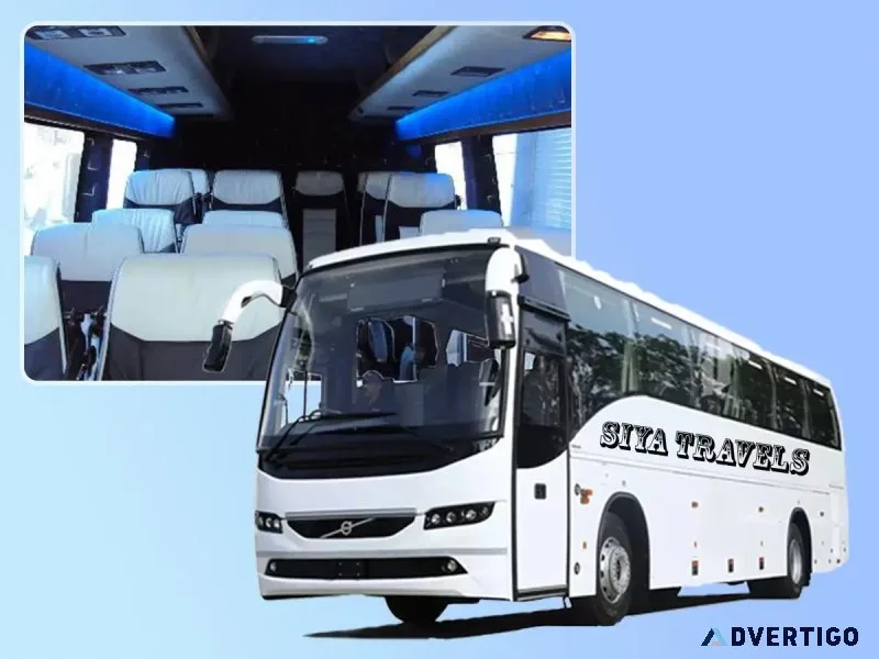 Luxury 35 seater bus rental in delhi