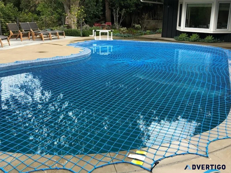 Swimming pool safety nets