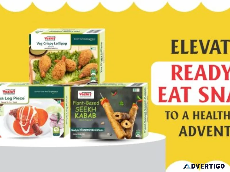 Ready to eat snacks with high protein