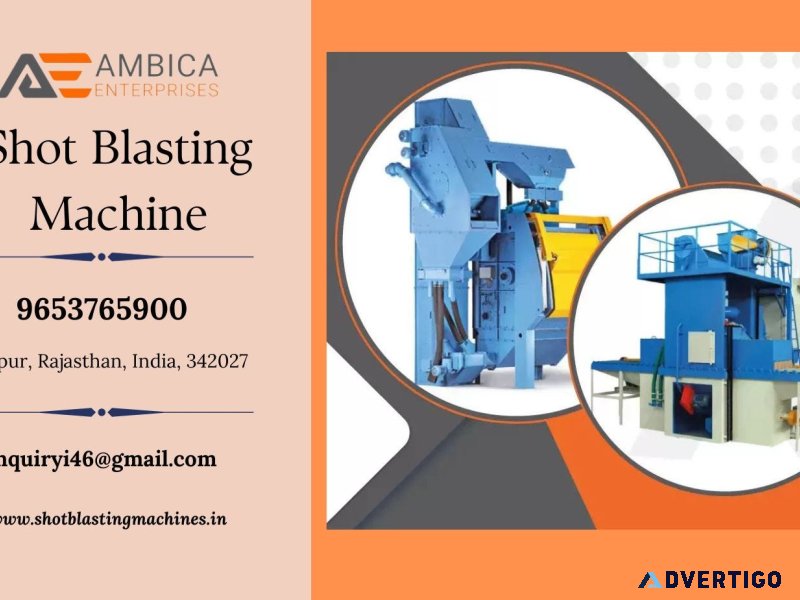 Shot blasting machine for sale