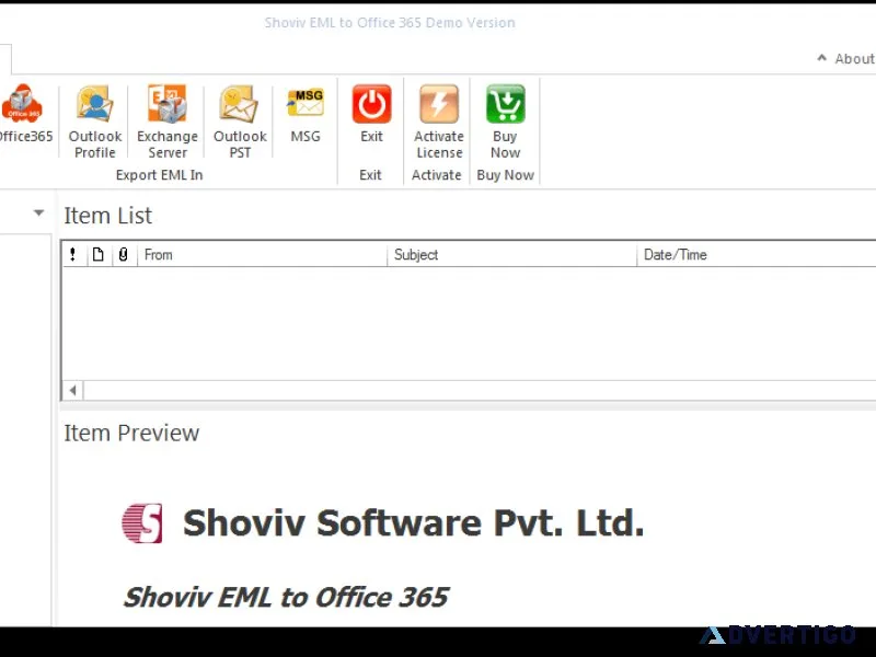 Shoviv eml to pst converter