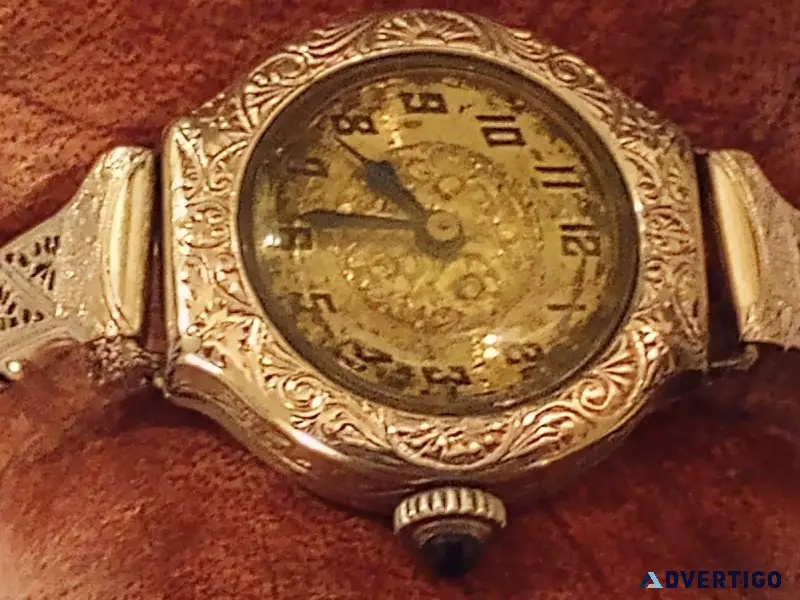 Antique Ornate Woman s Wrist Watch