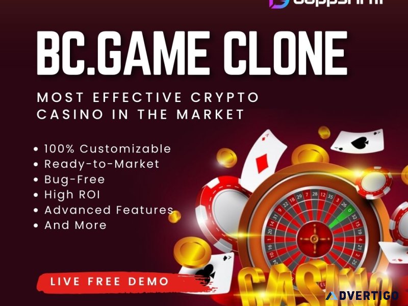 Bcgame clone - most effective crypto casino in the market