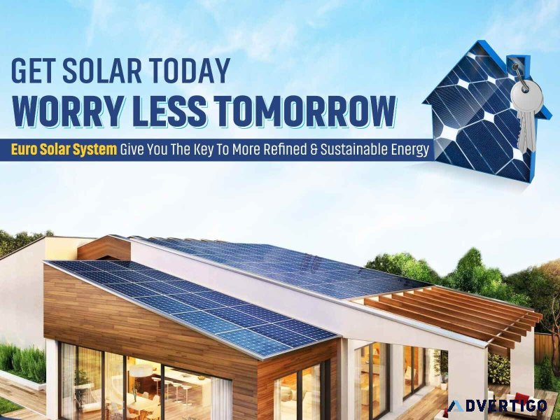 Installation of solar rooftop system for home