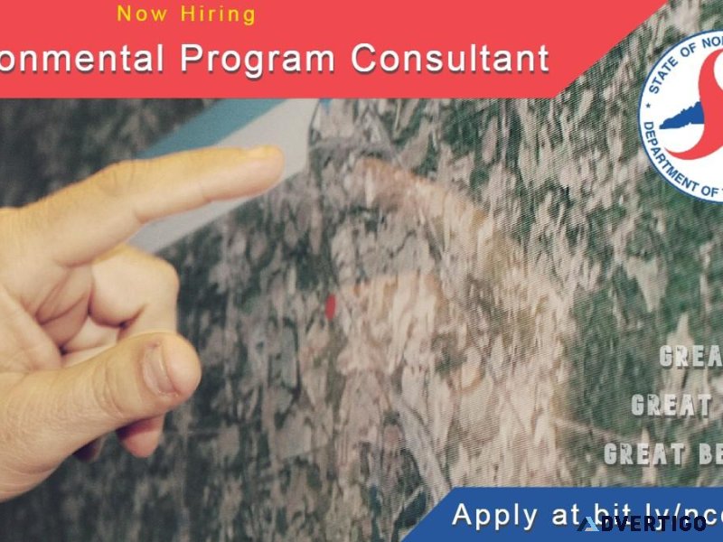Environmental Program Consultant - NEW HIGHER SALARY